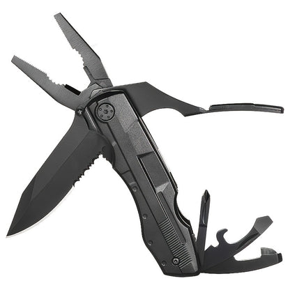 Folding Pocket Multi-purpose Outdoor Set Of Tools; Pliers; Screwdriver; Drill; Knife; Bottle Opener