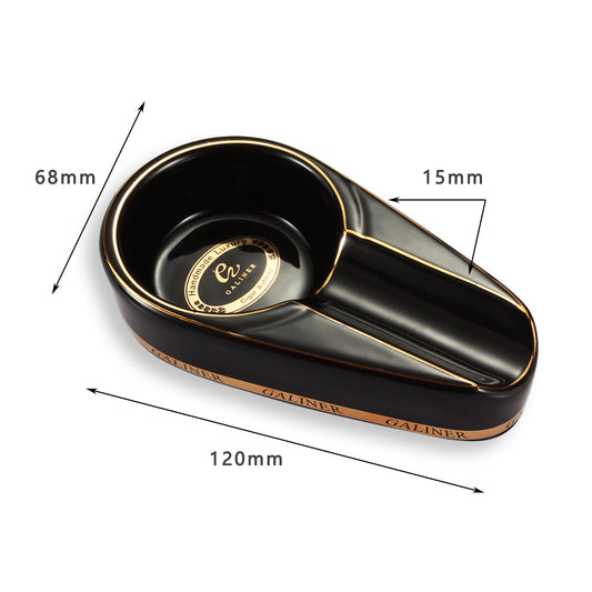 Galiner Portable Ceramic Ashtrays With Holder