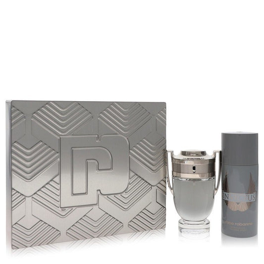 Invictus by Paco Rabanne Gift Set - 3.4 oz Eau De Toilette Spray + 5.1 oz Deodorant Spray