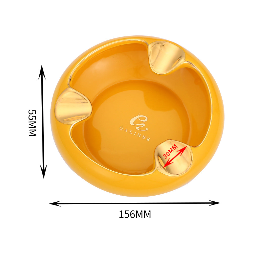 Galiner Portable Ceramic Ashtrays With Holder