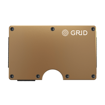 GRID Gold Aluminum Money Clip