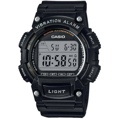 Casio Men's Sport Digital Watch with Vibration Black W736H-1AV