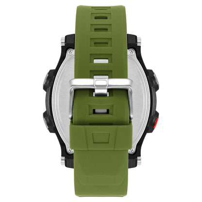 Armitron Unisex Sport Green Digital Watch with Polyurethane Band