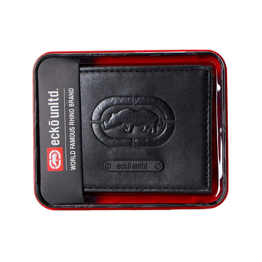 Ecko Unltd World Famous Rhino Men's Bifold Wallet Black