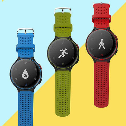 Smart Fit Sporty Waterproof Watch W/ Active Heart Rate and Blood Pressure Monitor