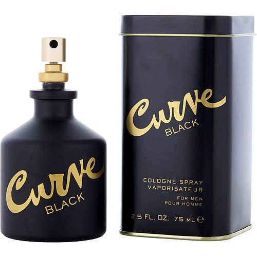 CURVE BLACK by Liz Claiborne COLOGNE SPRAY 2.5 OZ