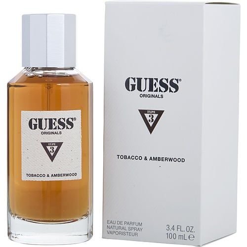 GUESS ORIGINALS TYPE 3 TOBACCO & AMBERWOOD by Guess EAU DE PARFUM SPRAY 3.4 OZ