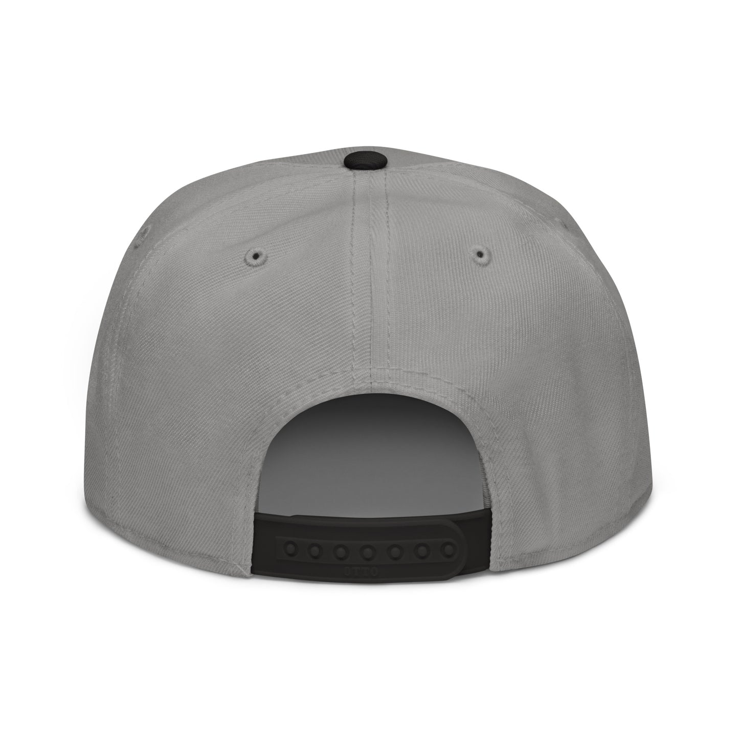 MYTEMPORE GRAY TOP + BLACK BRIM Snapback Hat