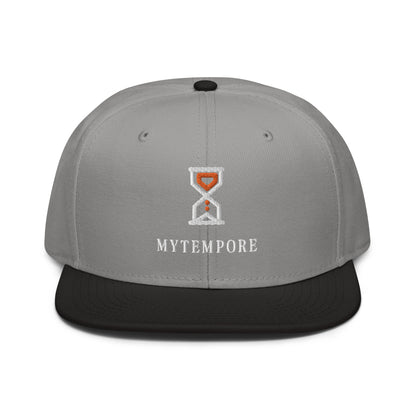 MYTEMPORE GRAY TOP + BLACK BRIM Snapback Hat