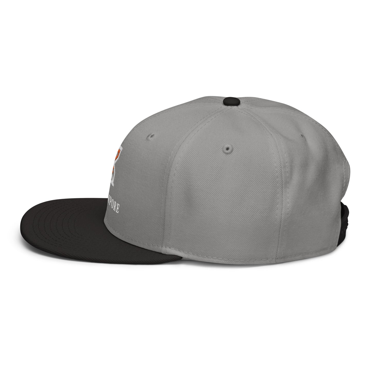 MYTEMPORE GRAY TOP + BLACK BRIM Snapback Hat