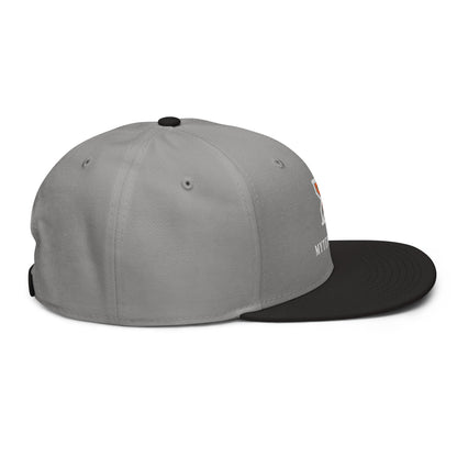 MYTEMPORE GRAY TOP + BLACK BRIM Snapback Hat