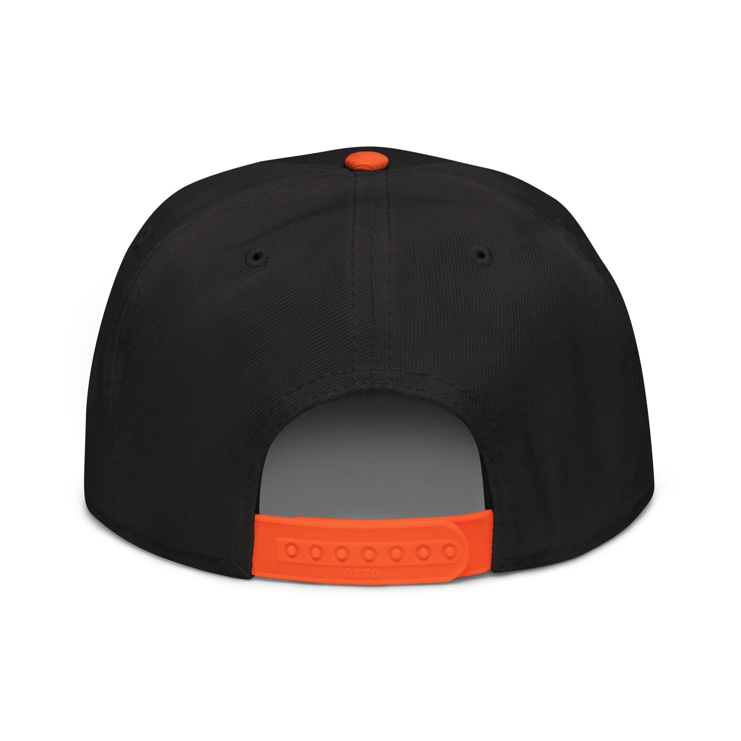 MYTEMPORE BLACK + ORANGE Snapback Hat