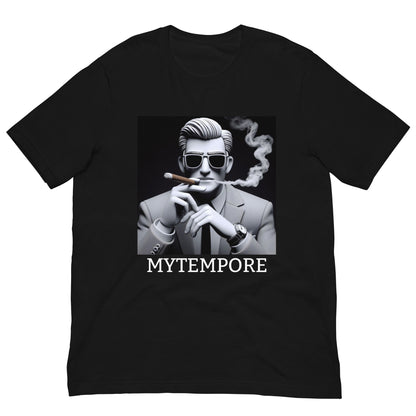 MYTEMPORE SMOKING CIGAR AND WATCH Unisex t-shirt