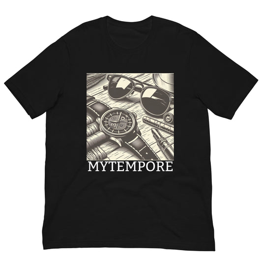 MYTEMPORE SUN GLASSES WATCH AND CIGAR VINTAGE Unisex t-shirt