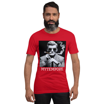 MYTEMPORE SMOKING CIGAR AND WATCH Unisex t-shirt