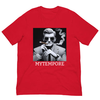 MYTEMPORE SMOKING CIGAR AND WATCH Unisex t-shirt