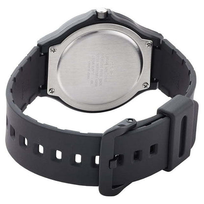 Casio Men's Super-Easy-Reader Watch, Black/White Accents MW240-1BV