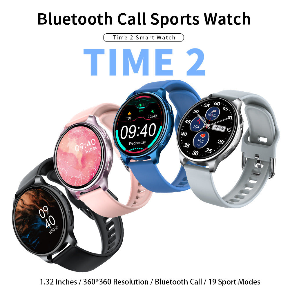 Bluetooth Call Music Rotating Crown Smart Watch
