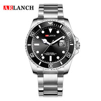 Luxury Mens Watches Stainless Steel Business Waterproof Date Quartz Watch Men Fashion Luminous Sport Clock Relogio Masculino