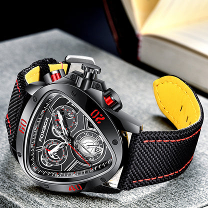LIGE Top Brand Big Dial Chronograph Quartz Watch Men Sports Watches Military Male Wrist Watch Clock relogio masculino Nylon