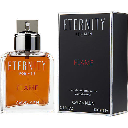 ETERNITY FLAME by Calvin Klein EDT SPRAY 3.4 OZ