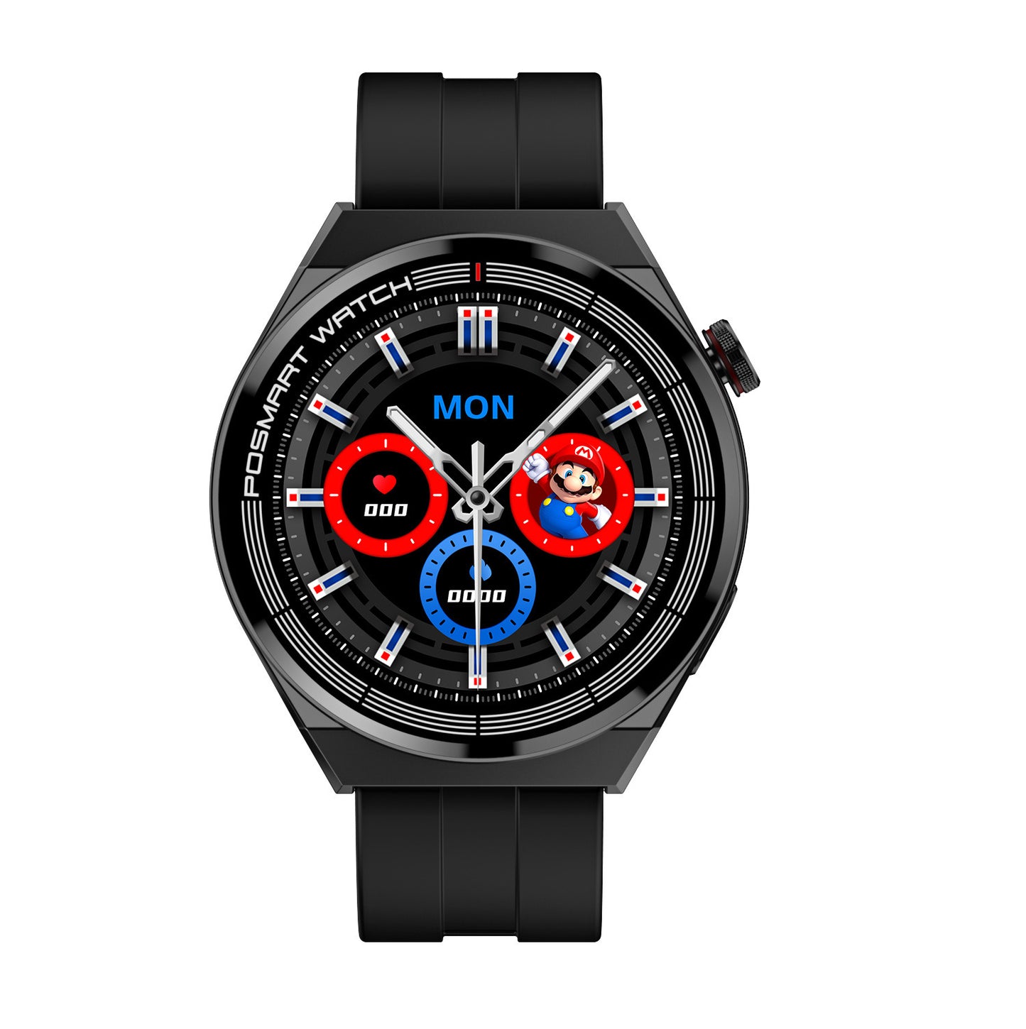 Cross border application Huawei smart sports watch Huaqiang North top equipped with Porsche men's waterproof large screen 1.45 Bluetooth