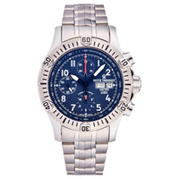Revue Thommen 16071.6125 Men's 'Airspeed' Blue Dial Day-Date Chronograph Automatic Watch