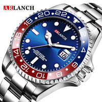Luxury Mens Watches Stainless Steel Business Waterproof Date Quartz Watch Men Fashion Luminous Sport Clock Relogio Masculino