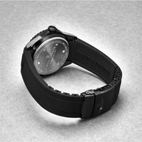 Revue Thommen 17571.2877 Men's 'Diver' Black Dial Rubber Strap Swiss Automatic Watch