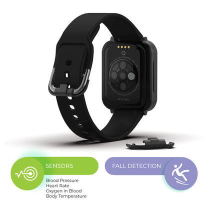 LUTIBAND Personal Wearable Alert Watch w/ Emergency Call, Medical ID, & Fall Detection