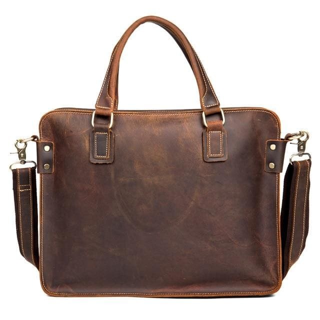 The Viggo Briefcase | Genuine Leather Messenger Bag
