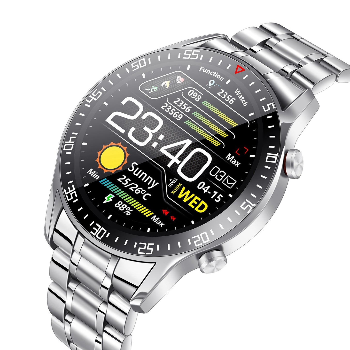 Wireless Smart Watch Fitness Tracker IP68 Waterproof Sport Bracelet