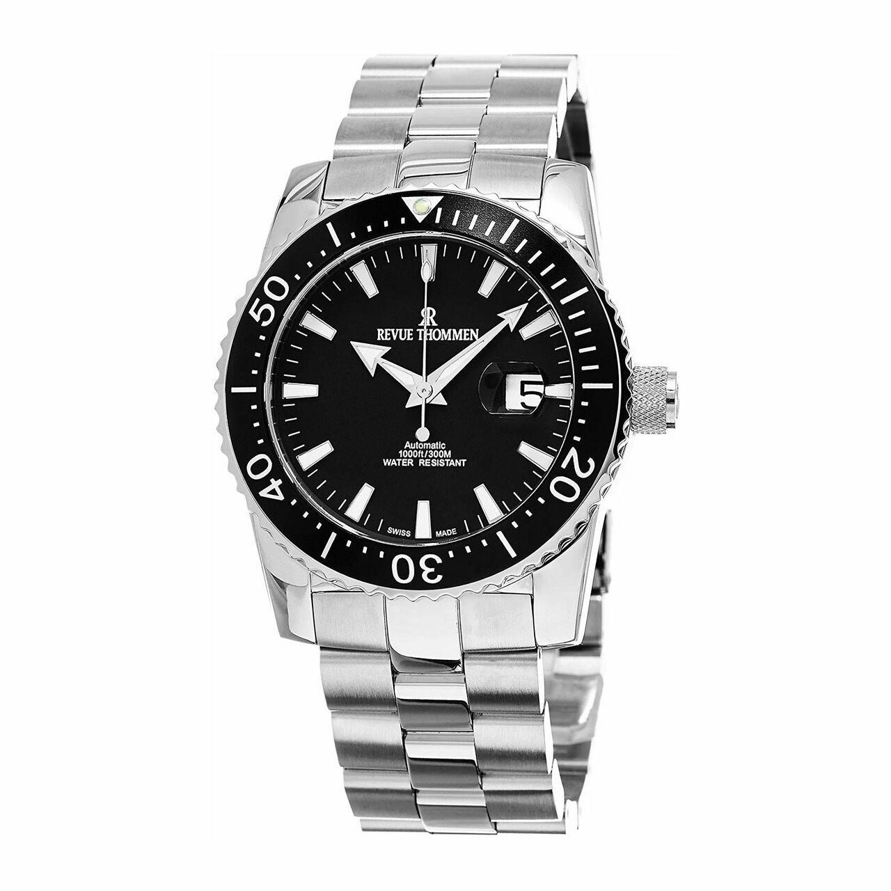 Revue Thommen 17030.2137 Diver Stainless Steel Black Dial Swiss Automatic Watch
