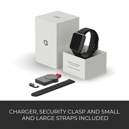 LUTIBAND Personal Wearable Alert Watch w/ Emergency Call, Medical ID, & Fall Detection