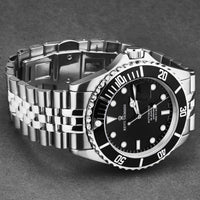 Revue Thommen Men's 'Diver' Black Dial Stainless Steel Bracelet Automatic Watch 17571.2237