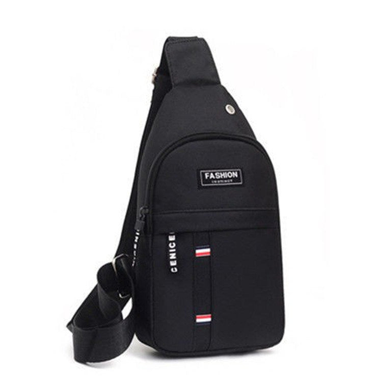 Men's Oxford Fabric Chest Bag Shoulder Crossbody Bag Canvas Backpack