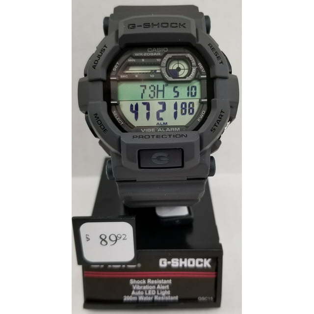 Men's G-Shock Watch with Gray Resin Strap