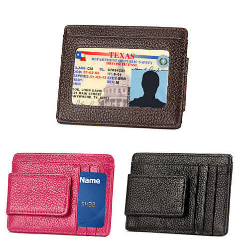 Money Clip with RFID Safe Wallet
