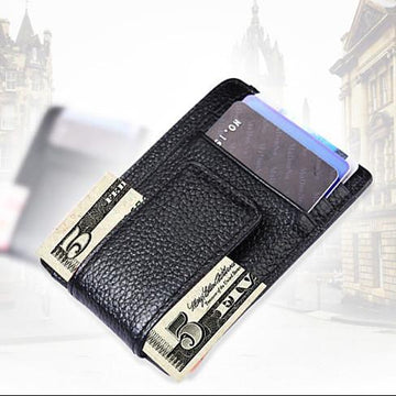 Money Clip with RFID Safe Wallet