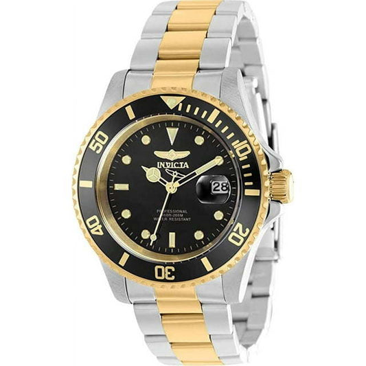 Invicta Pro Diver Men 40mm Stainless Steel Black dial Quartz Watch