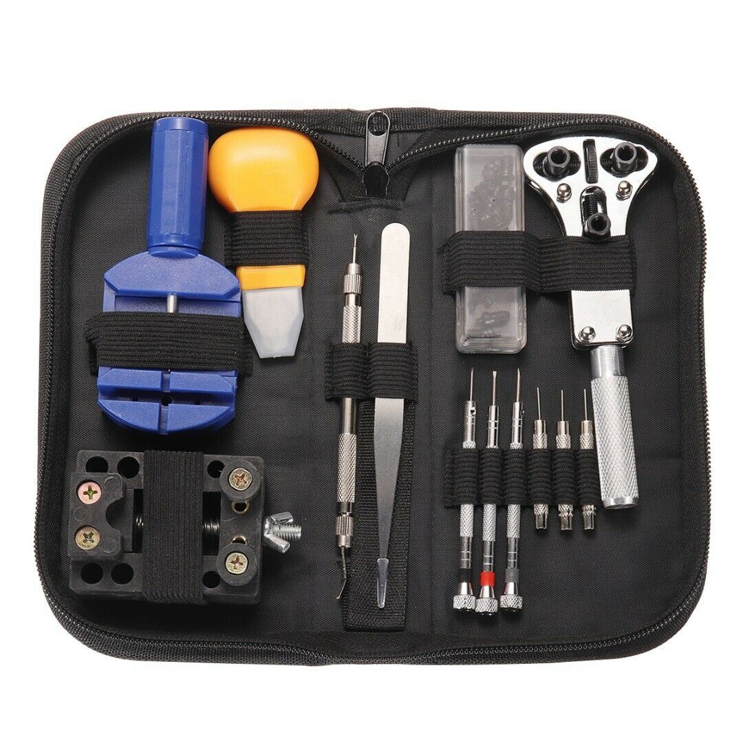 Free shipping Watch Repair Tool Kit Case Opener Link Spring Bars Remover Watchmaker Fix Tools