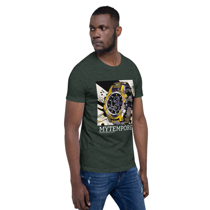 "MYTEMPORE" GOLD CHRONO Unisex t-shirt