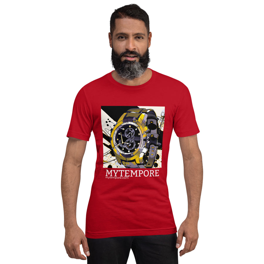 "MYTEMPORE" GOLD CHRONO Unisex t-shirt